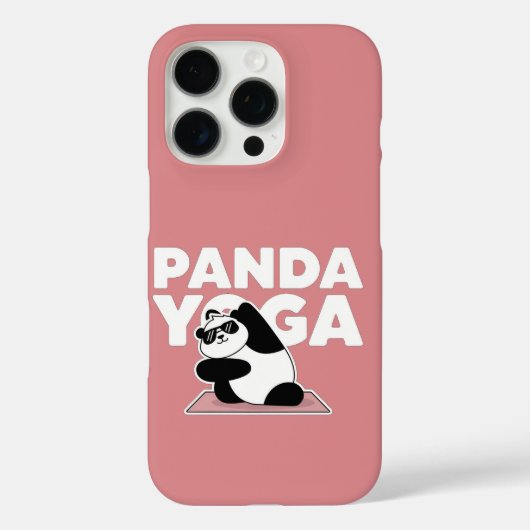 lustiger Panda-Yoga Case-Mate iPhone Hülle (Rückseite)