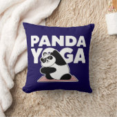 lustiger Panda-Yoga Kissen (Decke)