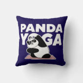 lustiger Panda-Yoga Kissen (Rückseite)