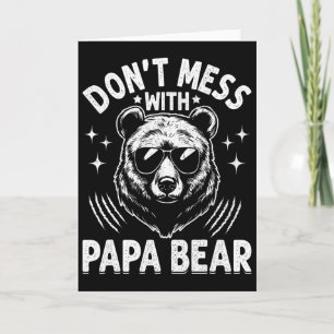 Lustiger Papa Bär Fass mich nicht an Papa Bär Lust Karte