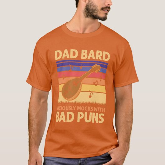 Lustiger Papa-Bard T-Shirt (Vorderseite)