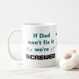Lustiger Papa-Becher für Herrn Fix-it Kaffeetasse