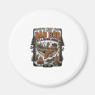 Lustiger Papa-Body-Bär-Camping-Vater-Figur-Shirt_1 Magnet