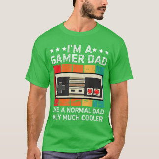 Lustiger Papa-Gamer für Männer Videospiel-Vater Ga T-Shirt