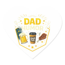 Lustiger Papa-Humor-Aufkleber – Cooler Papa-Witz-A