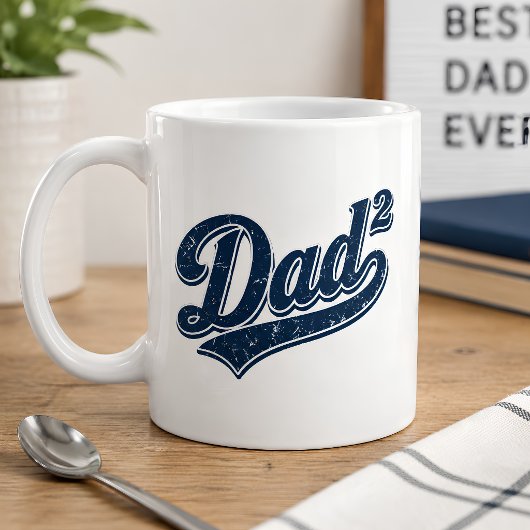 Lustiger Papa im Quadrat Kaffeetasse