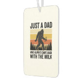 Lustiger Papa kam mit der Milch Vintage-Shirt_1 Autolufterfrischer (Links)