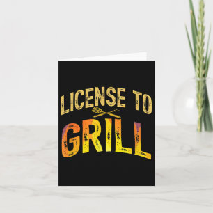 Lustiger Papa Männer liebt BBQ Genehmigung zum Gri Karte