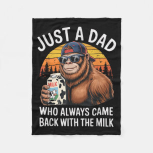 Lustiger Papa Milch Meme Moderner Humor Witz für M Fleecedecke