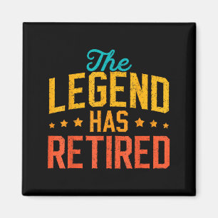 Lustiger Papa Opa Ruhestand Die Legende ist im Ruh Magnet