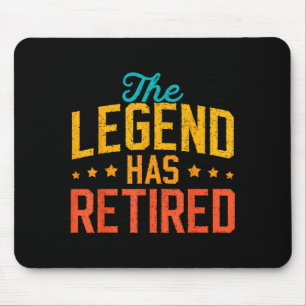 Lustiger Papa Opa Ruhestand Die Legende ist im Ruh Mousepad