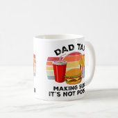 Lustiger Papa-Steuer-Becher – Vatertag Kaffeetasse (VorderseiteRechts)