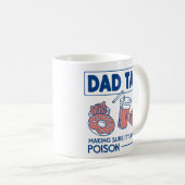Lustiger Papa-Steuer-Becher – Vatertag Kaffeetasse (VorderseiteRechts)