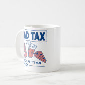 Lustiger Papa-Steuer-Becher – Vatertag Kaffeetasse (Vorderseite Links)