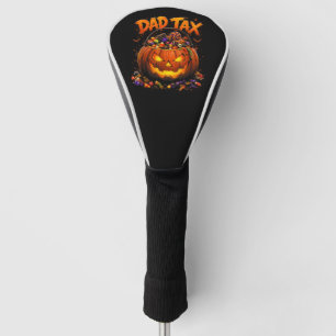 Lustiger Papa-Steuer Halloween-Kürbis Golf Headcover