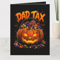 Lustiger Papa-Steuer Halloween-Kürbis