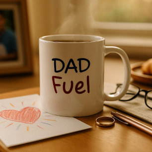 Lustiger Papa-Treibstoff Kaffeetasse