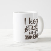 Lustiger Papa-Witz Computer IT-Ingenieur Dada-Date Jumbo-Tasse (Vorderseite Rechts)