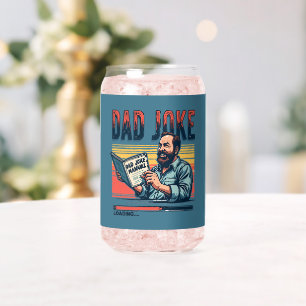 Lustiger Papa-Witz Retro-Humor Vintage-Ästhetik Dosenglas
