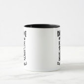 Lustiger Papa-Witz-Scan-Code Augenverdrehen Tasse (Zentrum)