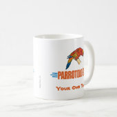 Lustiger Papageien-Liebhaber Kaffeetasse (VorderseiteRechts)