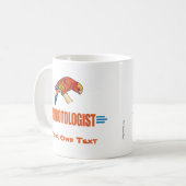 Lustiger Papageien-Liebhaber Kaffeetasse (Vorderseite Links)