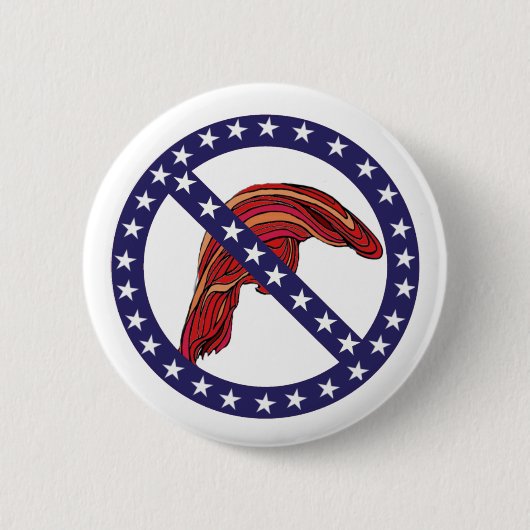 Lustiger "passen Sie das Haar" Anti-Trumpf 2,25" Button (Vorderseite)