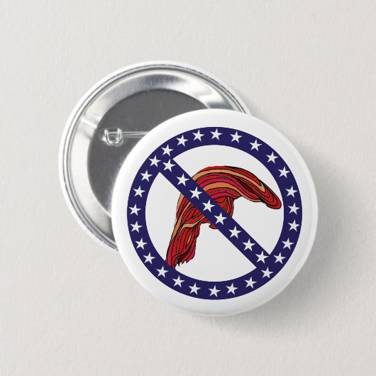 Lustiger "passen Sie das Haar" Anti-Trumpf 2,25" Button (Vorne & Hinten)