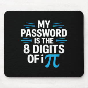 Lustiger Passwortspruch Mathe Humor sarkastisch Lu Mousepad