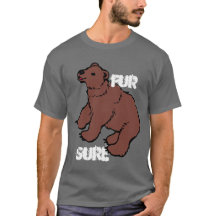 Lustiger Pelz-sicherer Bär