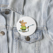 Lustiger pensionierter Arzt Gartenarbeit Gartensch Button (Beispiel)