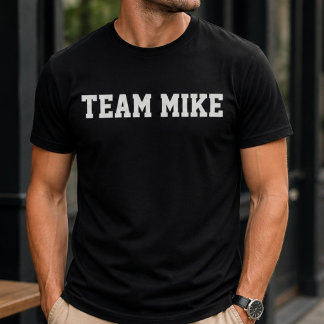Lustiger Personalisierter Benutzerdefinierter Team T-Shirt