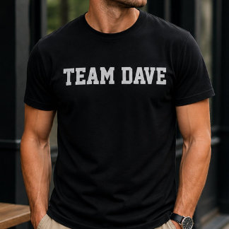 Lustiger Personalisierter Benutzerdefinierter Team T-Shirt