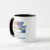 Lustiger personalisierter bester Anwalt Tasse (Vorderseite Links)