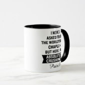 Lustiger personalisierter bester Kaplan Tasse (VorderseiteRechts)