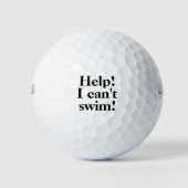 Lustiger personalisierter Golfball (Vorderseite)