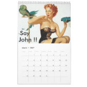 LUSTIGER personalisierter Kalender FÜR IHN (Mär 2027)
