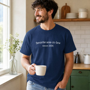 Lustiger personalisierter Lieblings-Schwiegersohn  T-Shirt