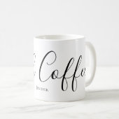 Lustiger personalisierter Mahjong-Script für Mah C Kaffeetasse (VorderseiteRechts)