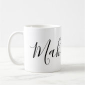 Lustiger personalisierter Mahjong-Script für Mah C Kaffeetasse (Links)