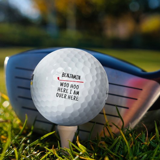 Lustiger personalisierter Name Golfball