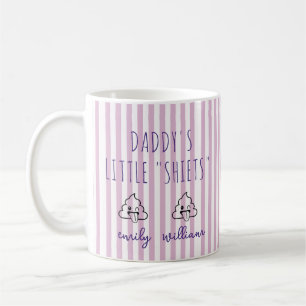 Lustiger personalisierter Namensbecher für Vaterta Kaffeetasse