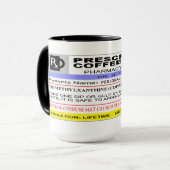 Lustiger personalisierter Rx AUFKLEBER - Tasse (Vorderseite Links)