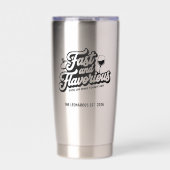 Lustiger personalisierter Tumbler Thermobecher (Vorderseite)