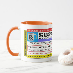 Lustiger personalisierter Verordnungs-Kaffee Tasse
