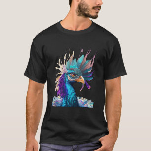 Lustiger Pfau – Buntes Sass & Federn Humor T-Shirt