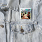 Lustiger Pferd-Bankräuber Button (Beispiel)