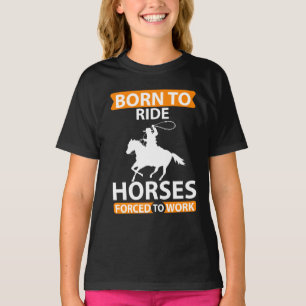Lustiger Pferdeliebhaber-Reitgeschenk T-Shirt