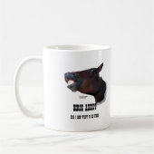 Lustiger Pferdesüchtiger Kaffeetasse (Links)