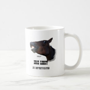 Lustiger Pferdesüchtiger Kaffeetasse
